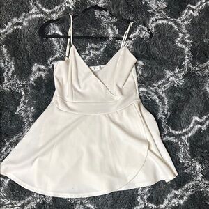 Elegant White Women's Romper